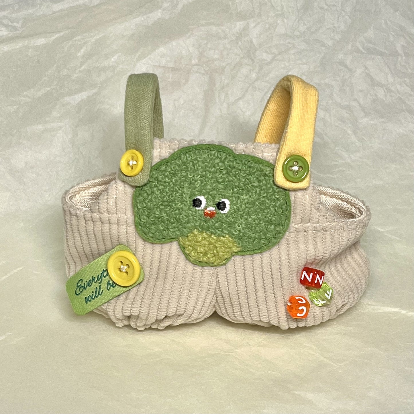 Labubu Doll Fruit Overalls - 15cm & 20cm Cotton Outfit