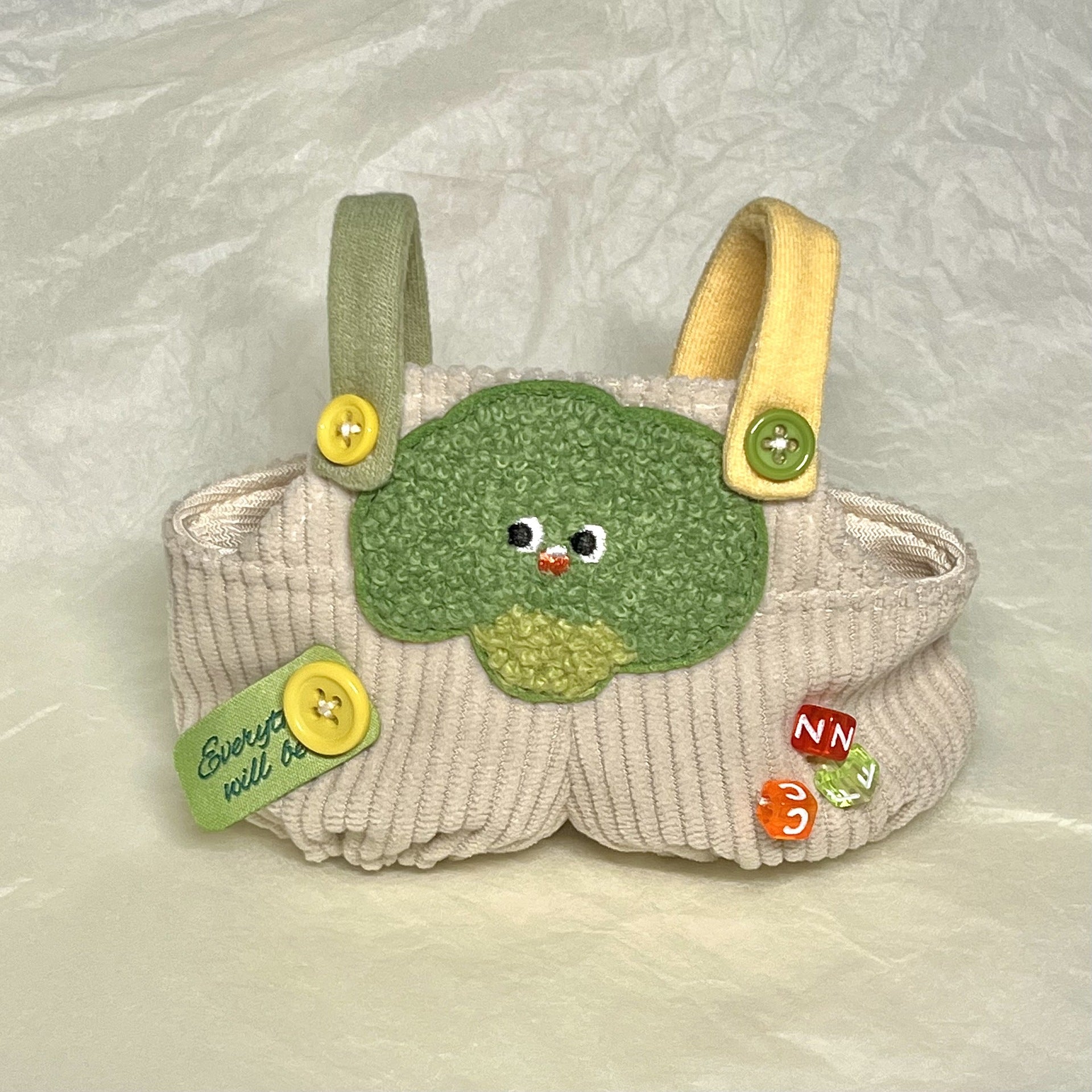 Labubu Doll Fruit Overalls - 15cm & 20cm Cotton Outfit