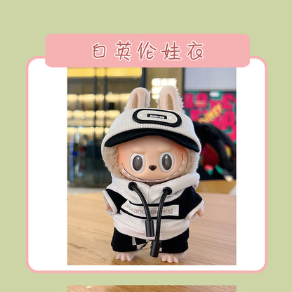 Labubu Doll Clothes for 17cm Vinyl Doll - Cute Outfits
