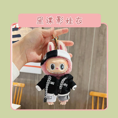 Labubu Doll Clothes for 17cm Vinyl Doll - Cute Outfits