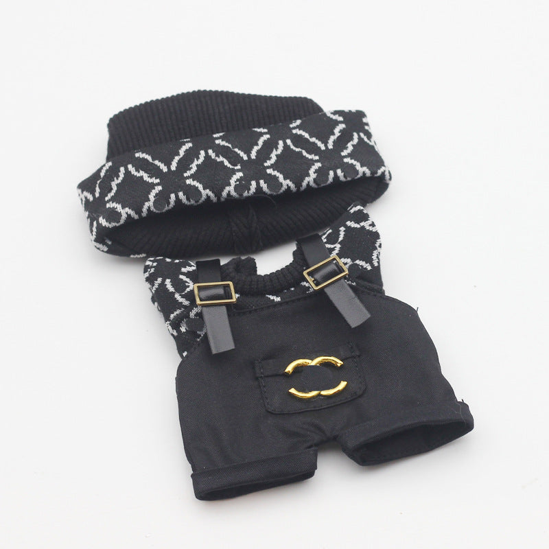 Labubu Doll Sweater & Hat Set for 17cm & 10cm Dolls