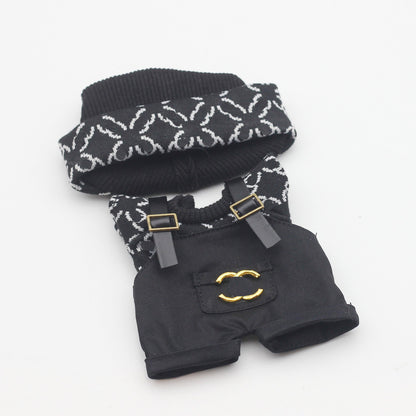 Labubu Doll Sweater & Hat Set for 17cm & 10cm Dolls