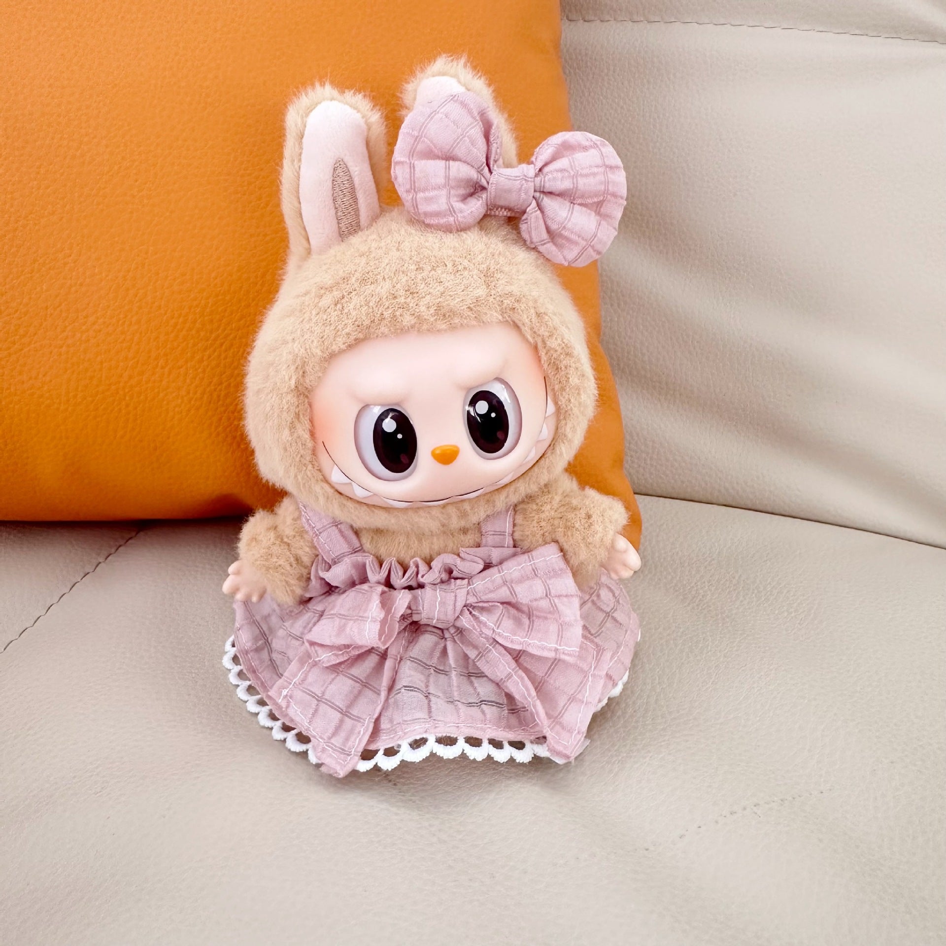 Only clothes] the first and second generation labubu doll clothes labubu sit party doll dress for sweet princess