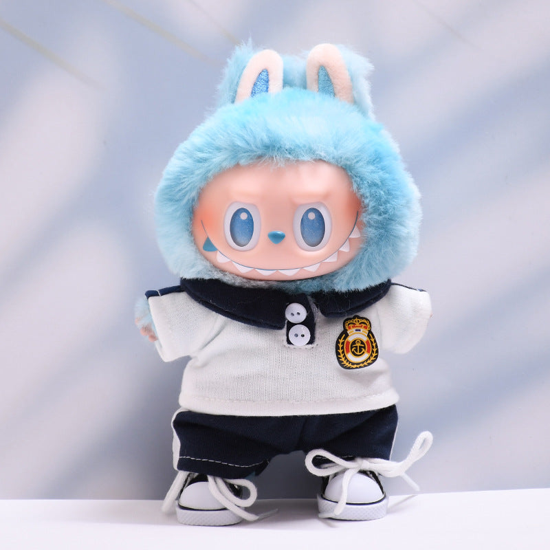 Only clothes] one, two and three generations of pendant cloth cloth clothes academic style skirt T-shirt pants suit labubu baby