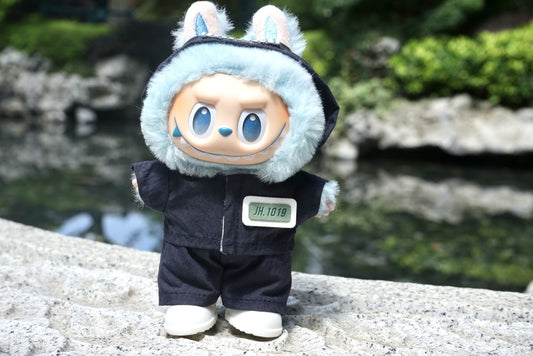 Labubu Doll Jacket - Trendy Workwear Outfit for 17cm Labubu