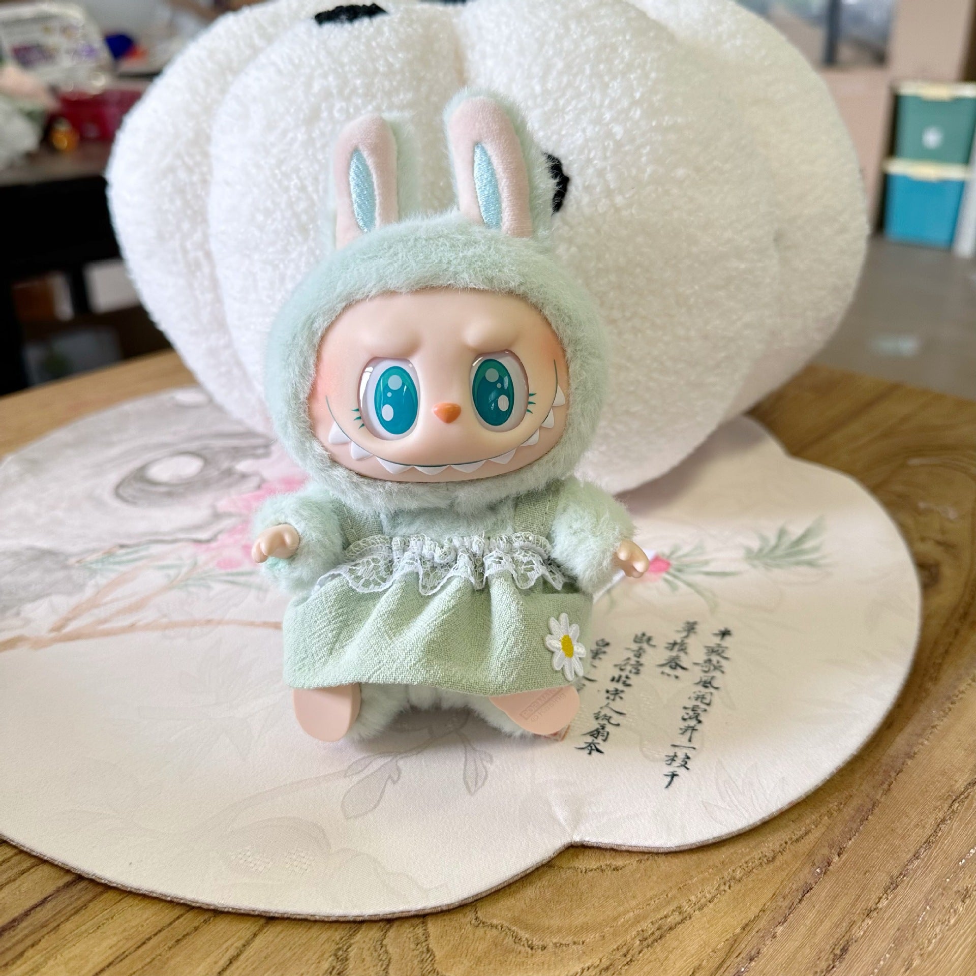Only clothes] the first and second generation labubu doll clothes labubu sit party doll dress for sweet princess