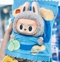Only clothes] 17CM cloth cloth clothes 15CM doll Denim straps cartoon plaid suit hot sale