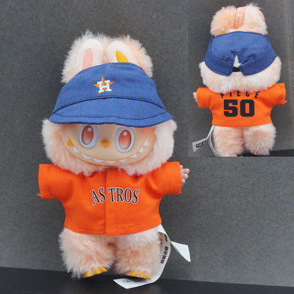 Labubu Doll Clothes & Hat Set for 17cm Vinyl Doll