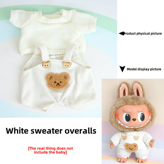 Labu cloth vinyl plush doll clothes replace Labubu Time to Chill doll clothes
