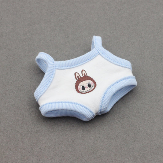 Labubu Doll Swimsuit Vest for 17cm Sugar Gum Doll