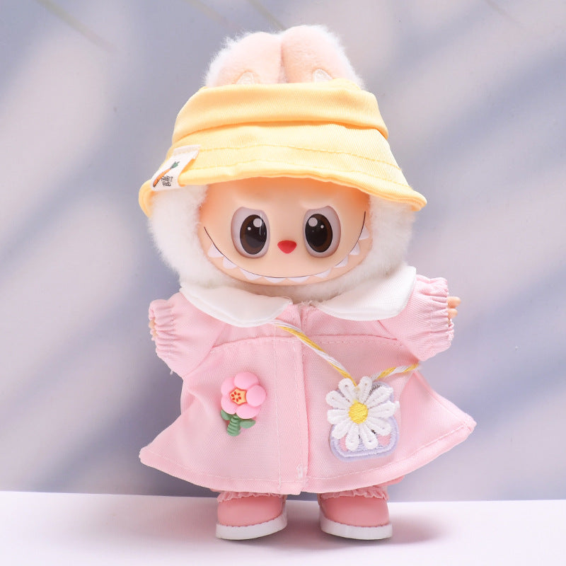 Only baby clothes] one, two and three generations of pendant labubu clothes spring overalls skirt cloth baby clothes
