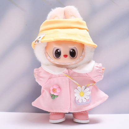Only baby clothes] one, two and three generations of pendant labubu clothes spring overalls skirt cloth baby clothes