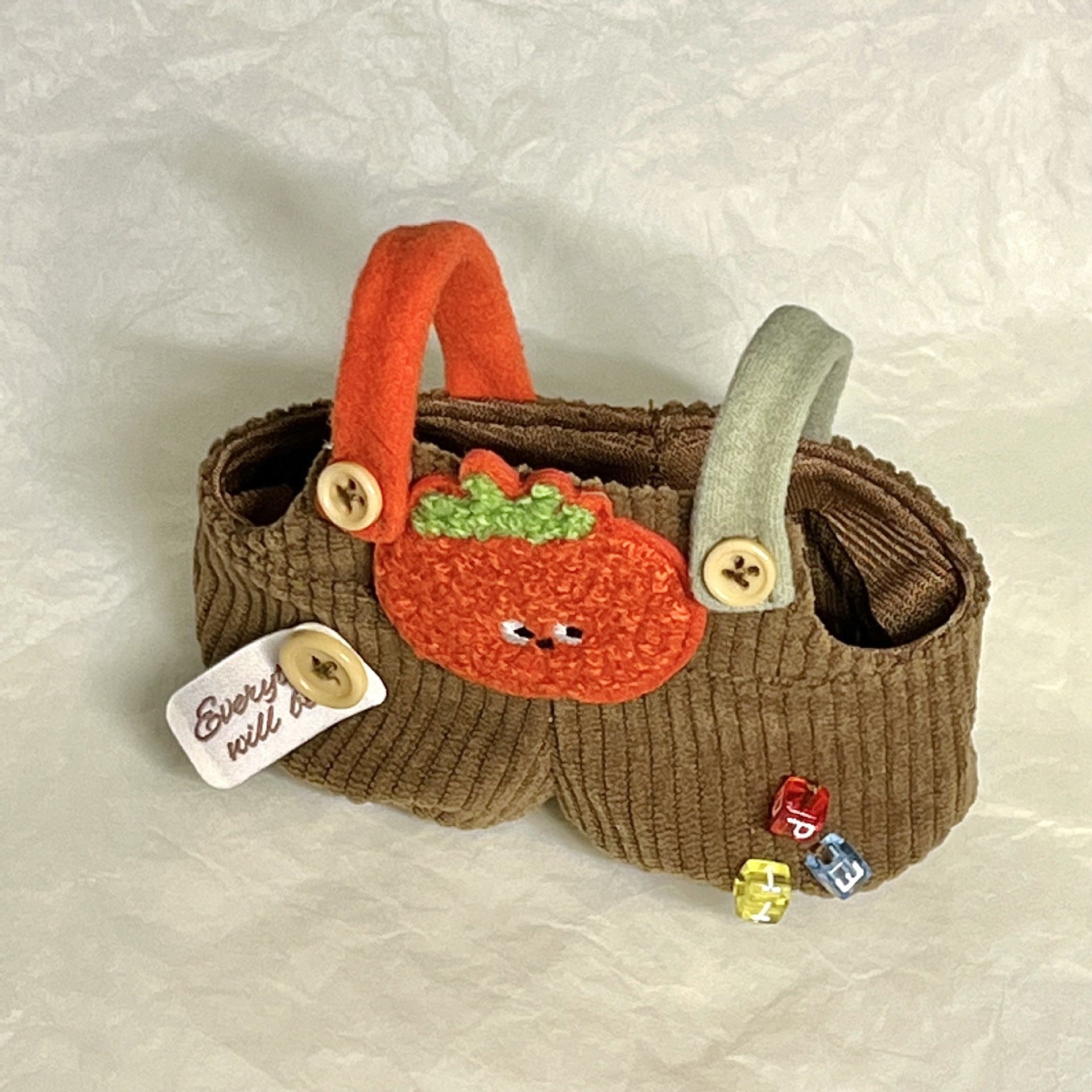 Labubu Doll Fruit Overalls - 15cm & 20cm Cotton Outfit