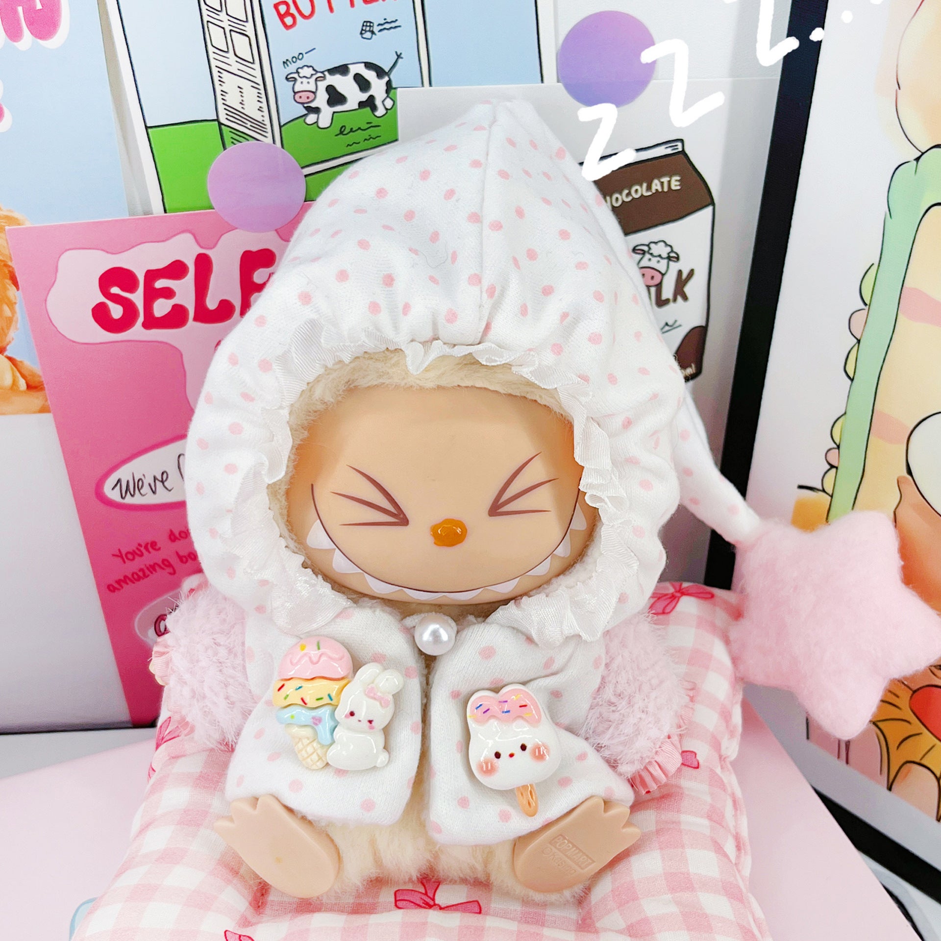 Labubu Doll Outfit Set - 17cm Vinyl Doll Clothes (Multiple Styles)