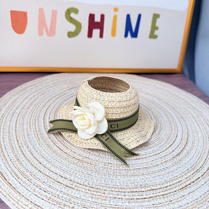 Only clothes] pendant pull cloth hat one, two and three generations of blind box LABUBU straw hat Zhilong hat star