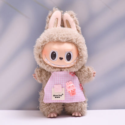 Only clothes] one or two generation blind box labubu clothes cute apron bellyband cloth cute baby clothes