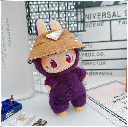 Labubu Doll Outfit - Striped Sweater & Hat Set for 17cm Labubu