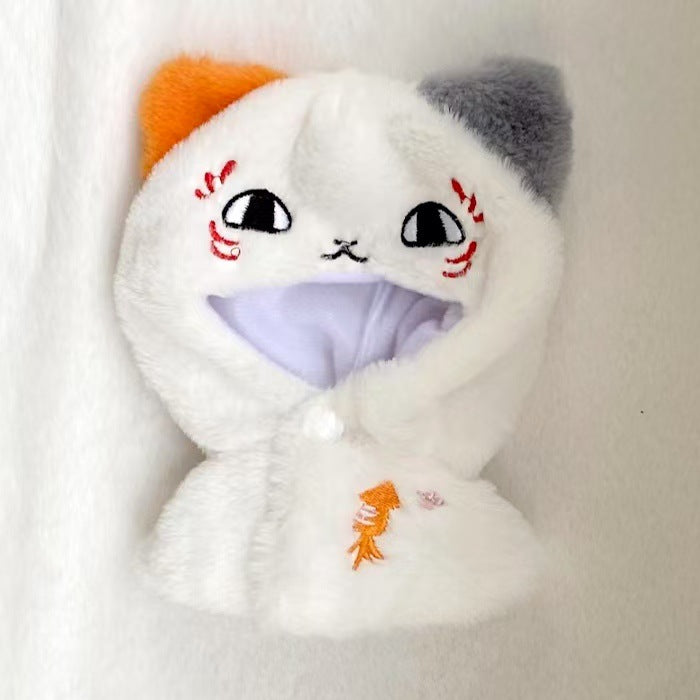 Labubu Doll Clothes for 17cm Vinyl Doll - Carrot Rabbit, Bow Rabbit, Cat Cloak