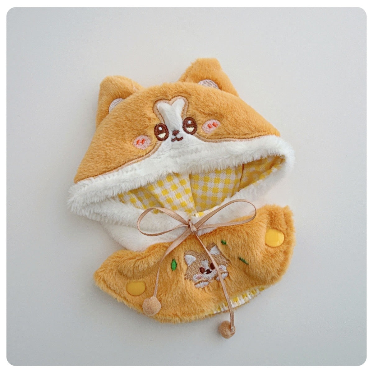 Only clothes] labubu baby coat vinyl blind box pendant generation two generation series for small skirt