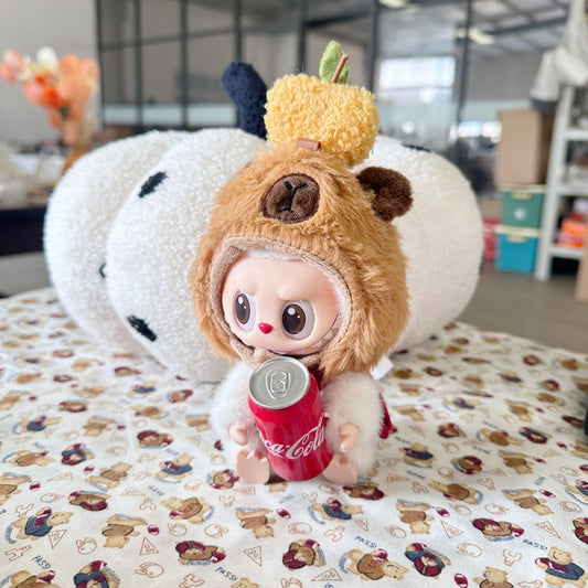 The third generation of labubu happy factor for pendant LABUBU surprise special shake hat piglet kapuba headgear