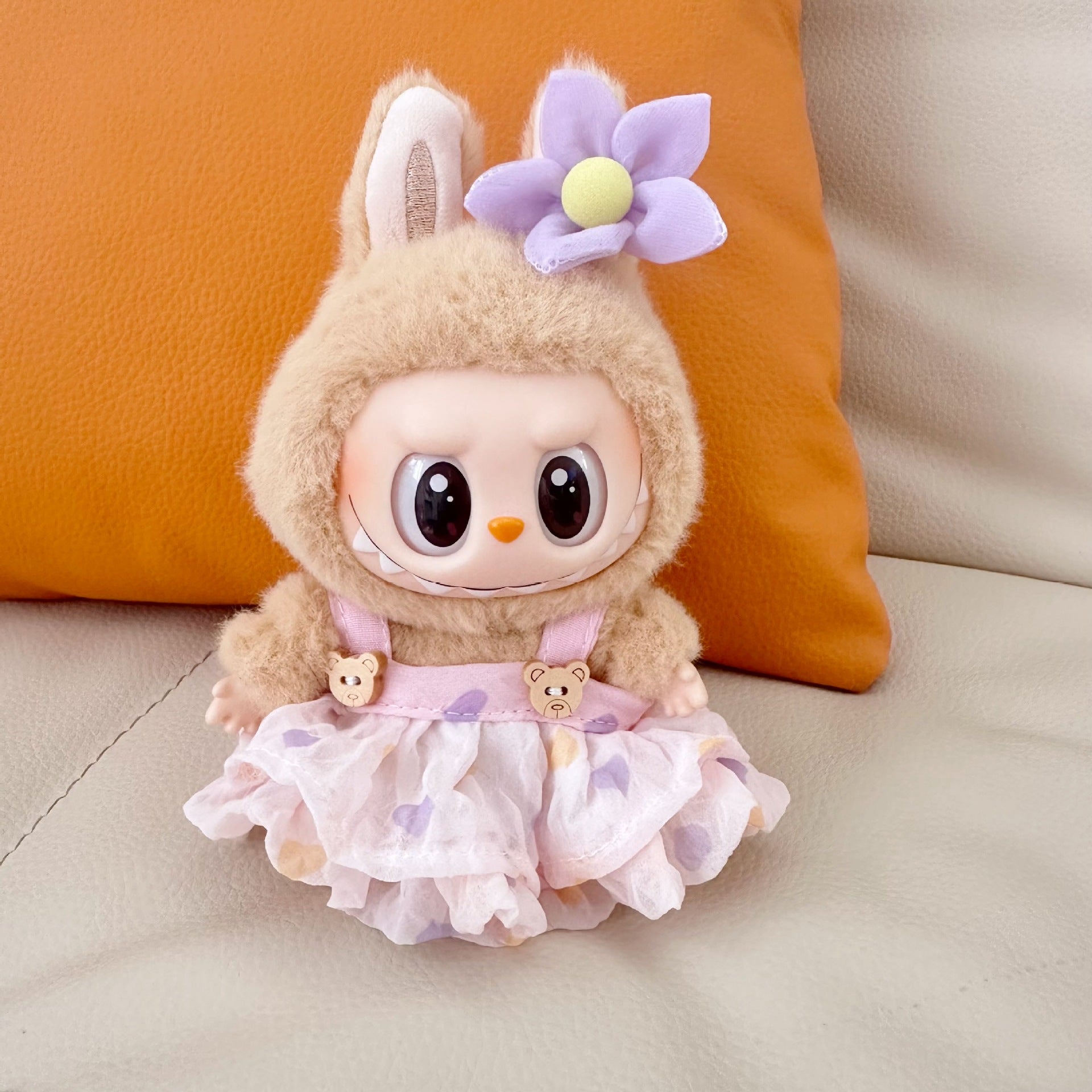 Only clothes] the first and second generation labubu doll clothes labubu sit party doll dress for sweet princess