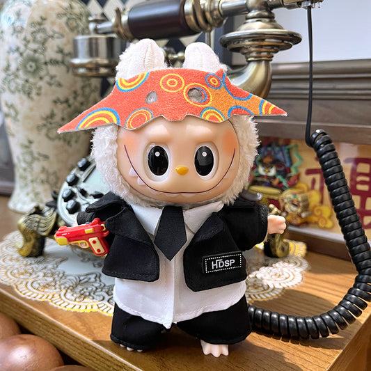 17cm Labubu Doll Baby Clothes Outfit - Casual Suit for Labubu Dolls