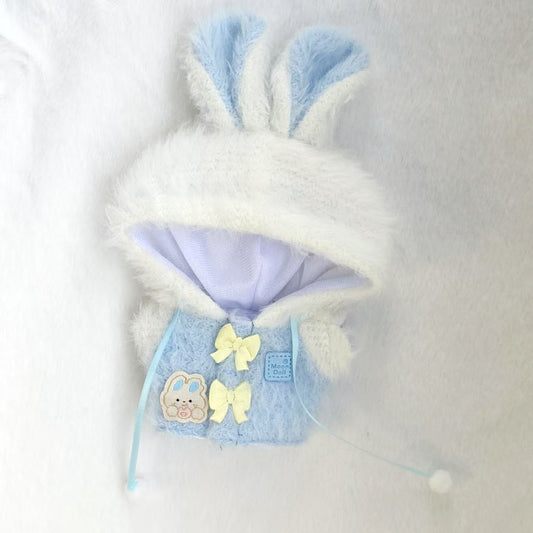Labubu Doll Baby Hoodie Coat - Blue, Pink, White Pants