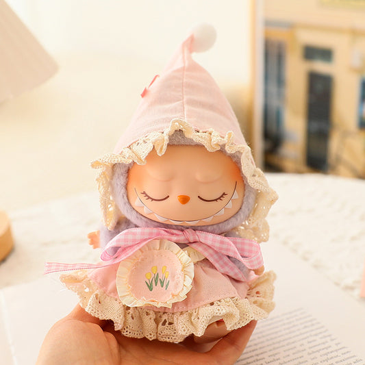 Generation II Rabub Sitting Party Series Doll Baby Coat Blind Box LAUBUB suit Shoes for Elves