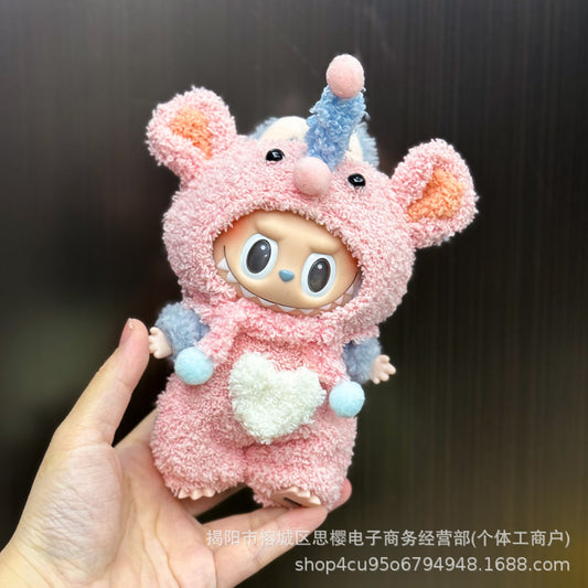 Labubu Doll Clothes Outfit for 17cm Vinyl Doll - LBB Series