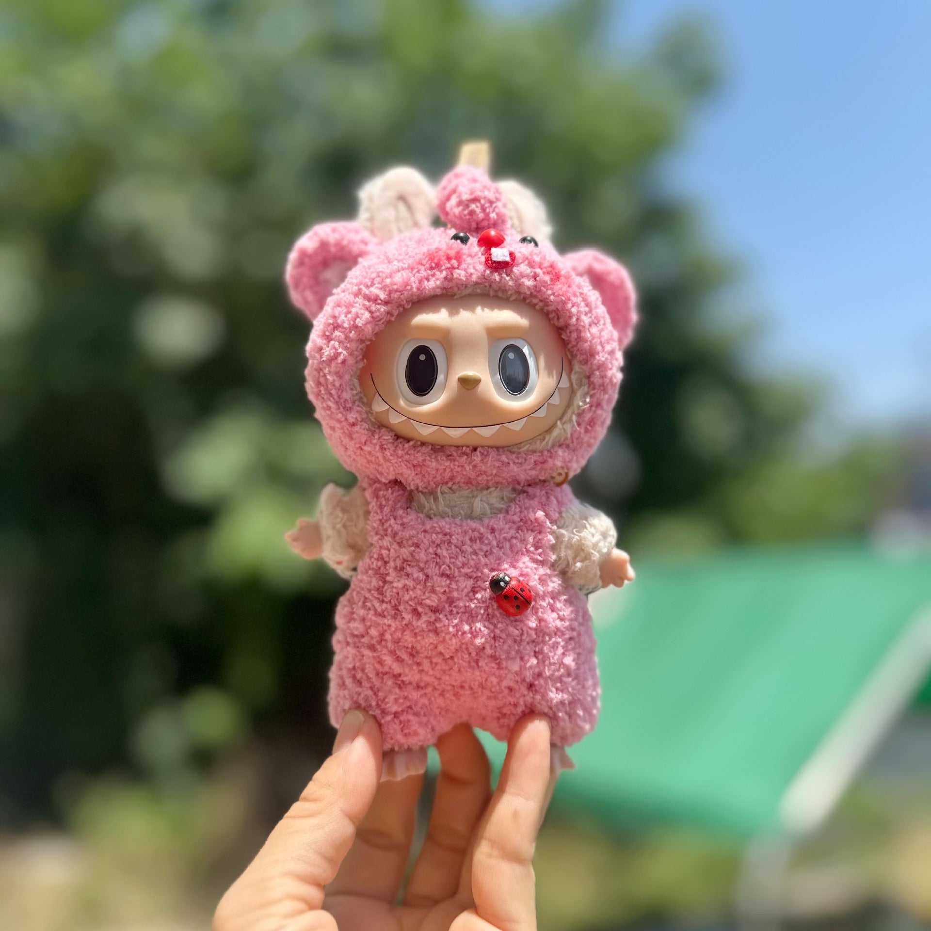 Only clothes] 17CM pendant cloth cloth clothes key chain LABUBU handmade astronaut suit space suit