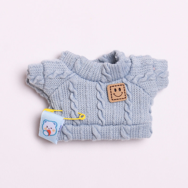 Labubu Doll Clothes - Smiley & Twist T-Shirts with Shorts Outfits