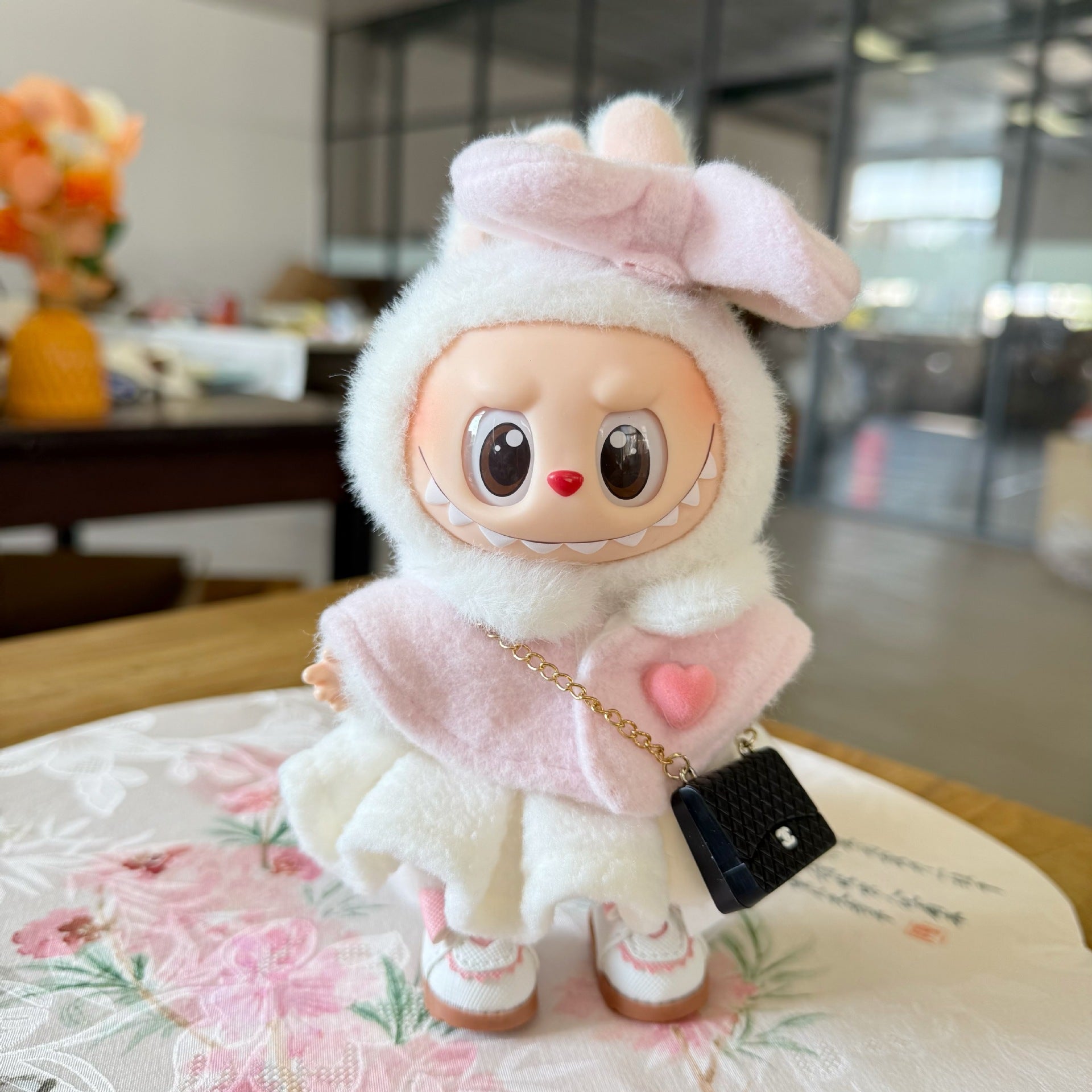 Only clothes] 17CM cloth cloth clothes cute princess cape shawl bag pendant LABUBU for 15cm