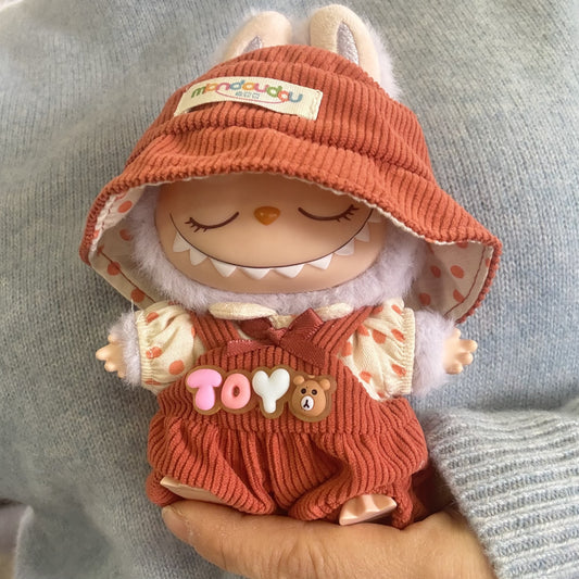 Pendant Rab cloth clothes wave dot 17CM doll doll clothes one or two generations LABUBU new for spring