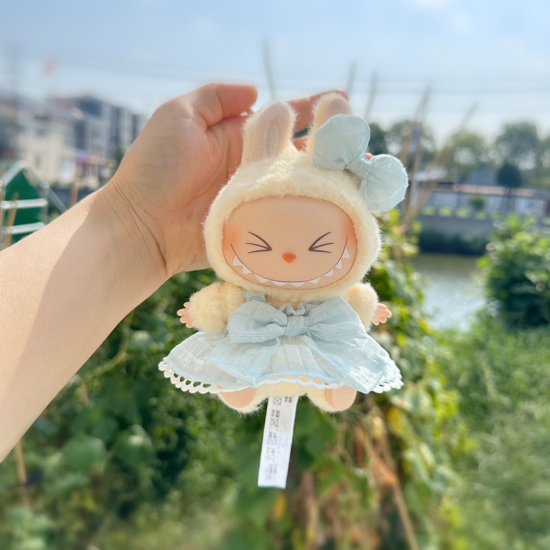 Only clothes] the first and second generation labubu doll clothes labubu sit party doll dress for sweet princess