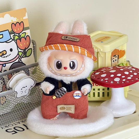 17cm Labubu doll clothes suit 17cm Labubu generation two generation doll pendant clothes wholesale