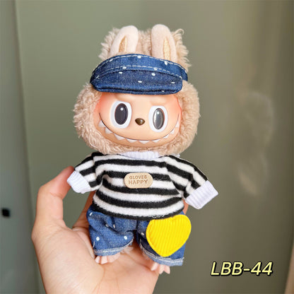 Labubu Doll Clothes for 1st & 2nd Gen - Universal Fit Outfits