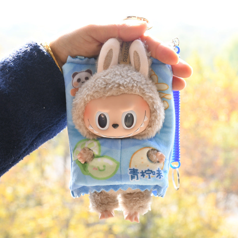 [Baby Clothes Only] 17cm Pendant Labubu for Clothes Vinyl Doll Costume Doll Labubu