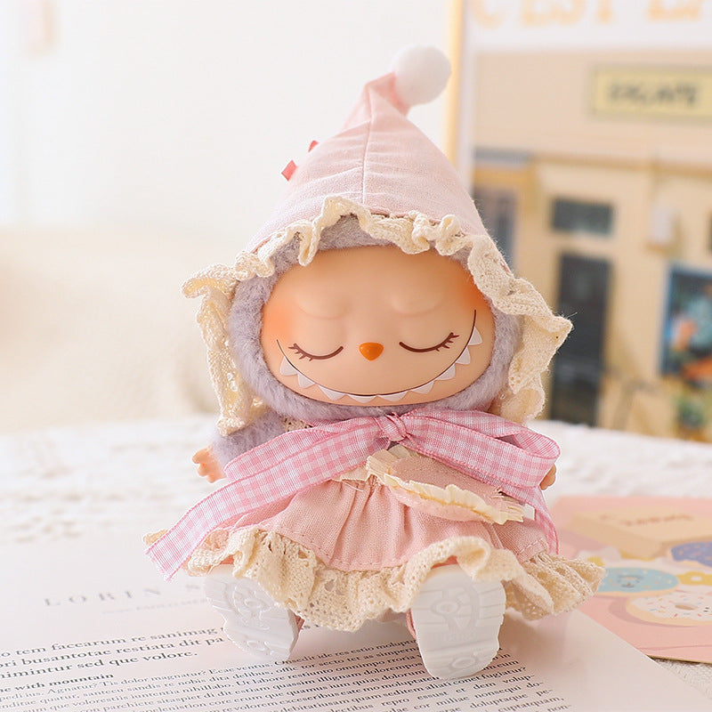 Generation II Rabub Sitting Party Series Doll Baby Coat Blind Box LAUBUB suit Shoes for Elves