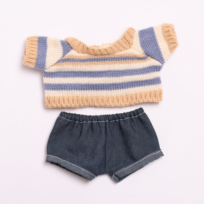Only clothes] 38cm vinyl cloth cloth for clothes sweater jeans LABUBU casual change baby clothes