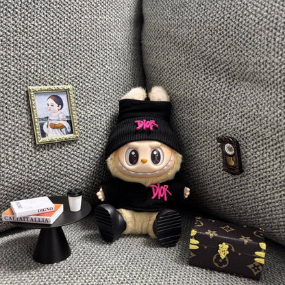 Labubu Doll Macaron Style Outfit for 17cm Vinyl Doll - Baby Clothes Set