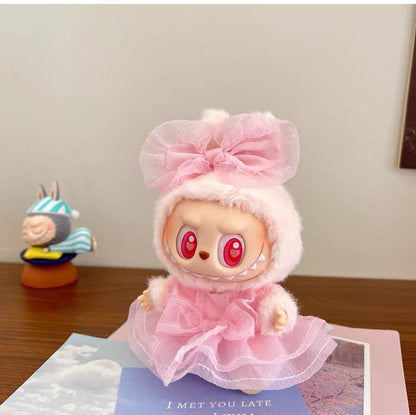 Labubu Doll Clothes - Cute Outfits for 10cm & 17cm Vinyl Dolls