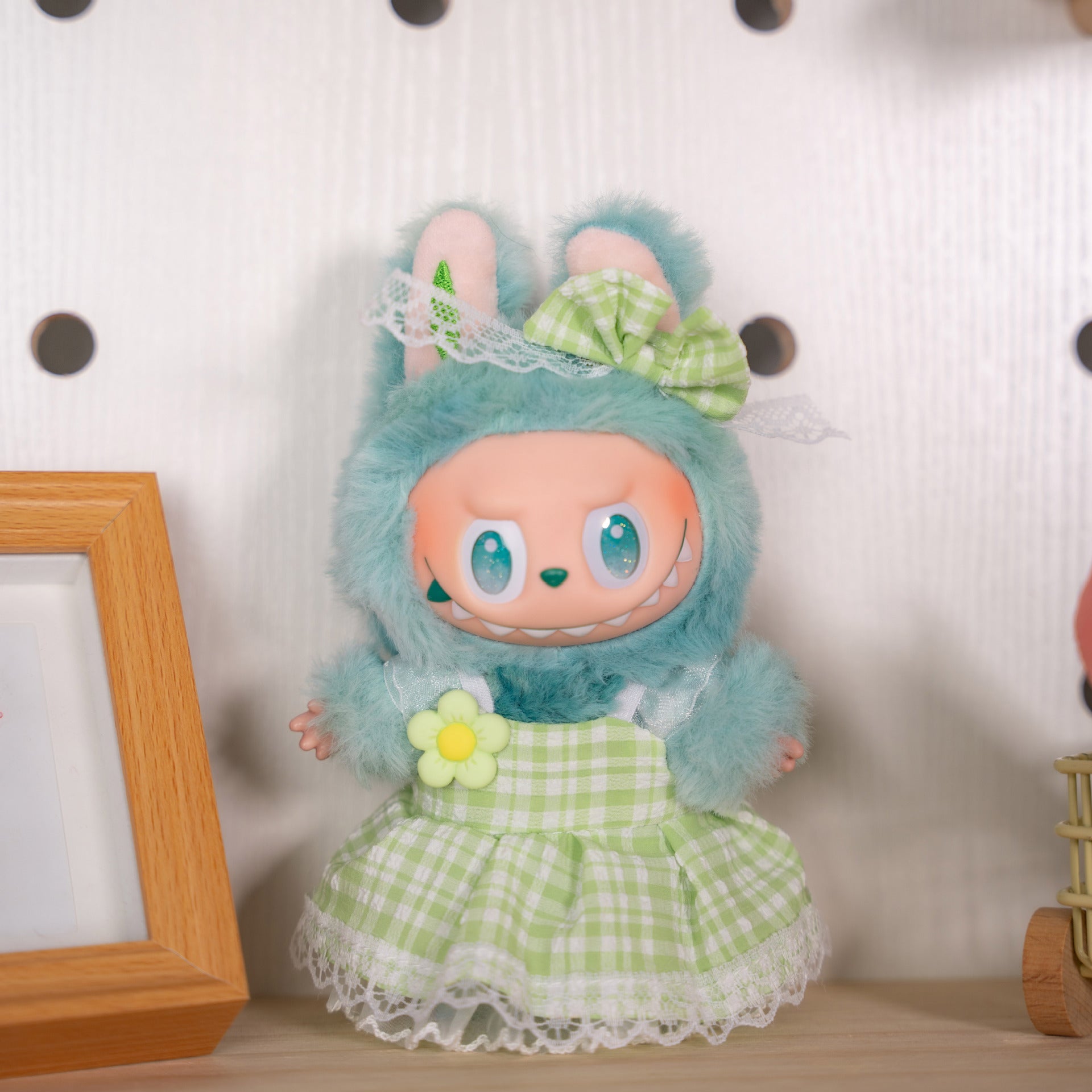Labubu Doll Summer Dress Outfit for 17cm Vinyl Dolls