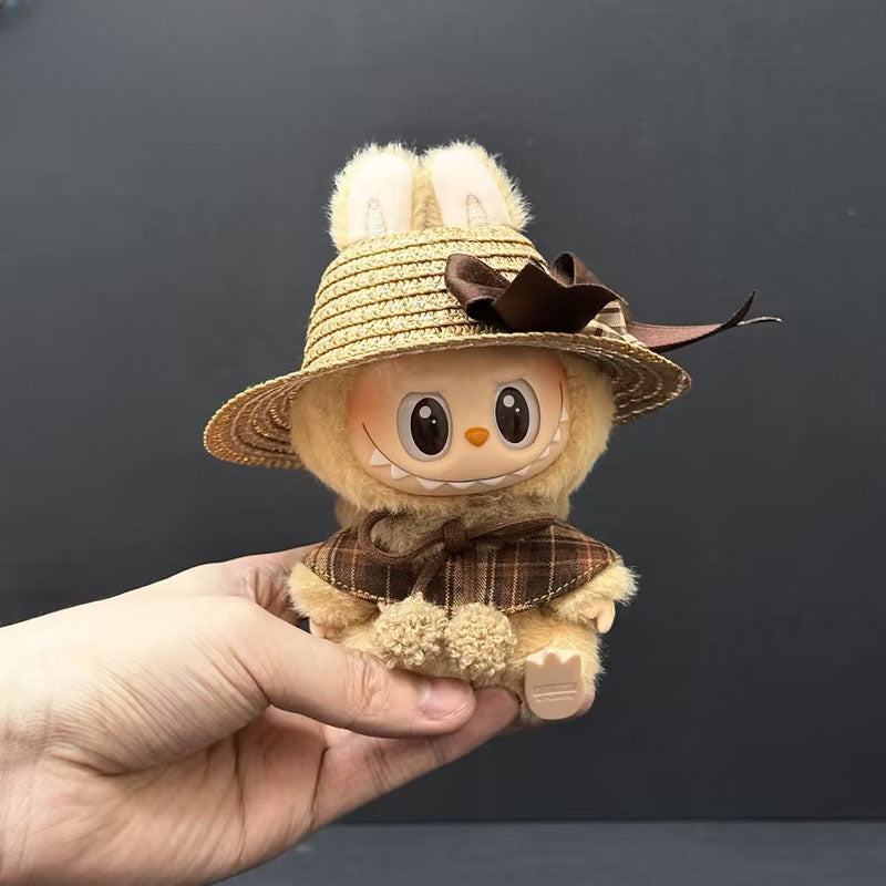 [Only for Baby Clothes] Labubu 3.0 Clothes with High Energy in Front, Lucky Labubu 3.0 Clothes, Trendy and Cool Overalls