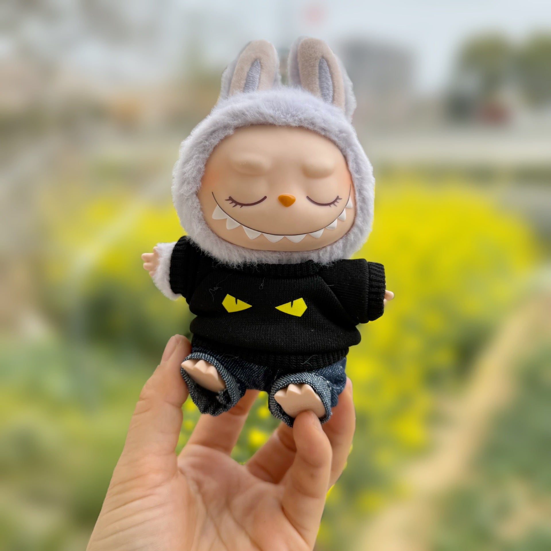 Baby Clothes Only] One or Two Generation Pendant Labubu Clothes Colorful T-Shirt Shorts suit Blind Box Labubu Baby Clothes New