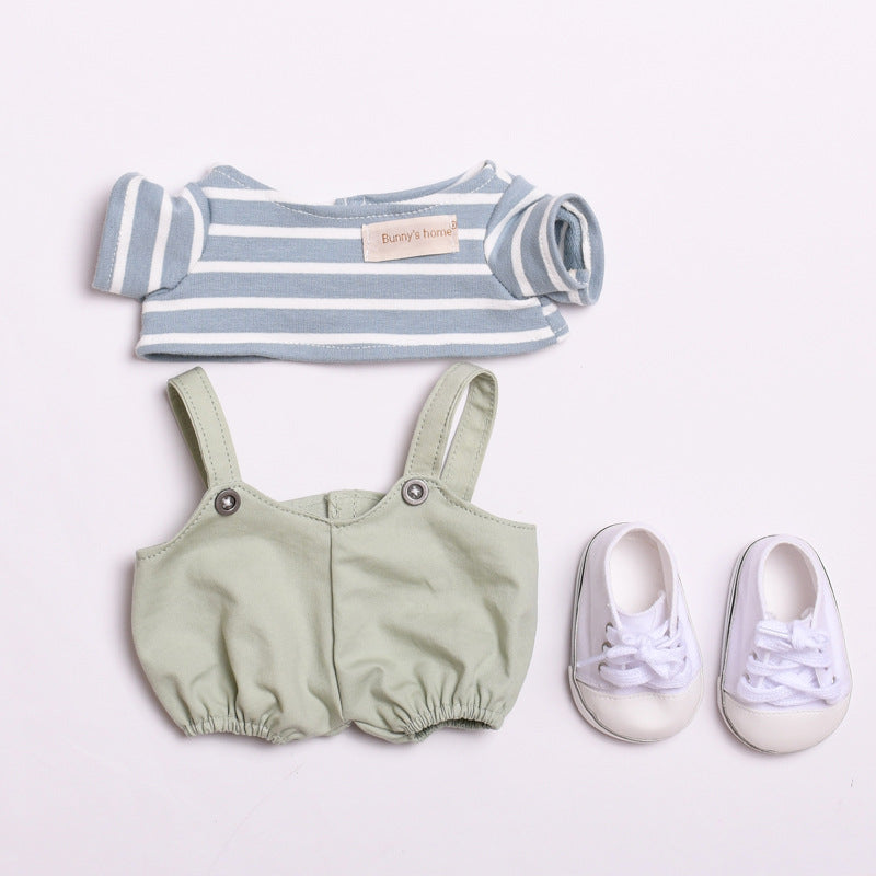 Only clothes] 38cm cloth doll clothes lovers small fresh casual baby clothes labubu replacement clothes