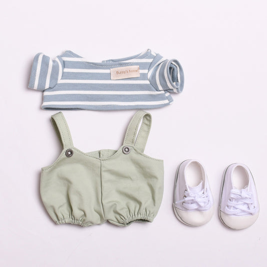 Only clothes] 38cm cloth doll clothes lovers small fresh casual baby clothes labubu replacement clothes