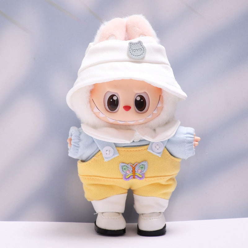 Only baby clothes] one, two and three generations of pendant labubu clothes spring overalls skirt cloth baby clothes