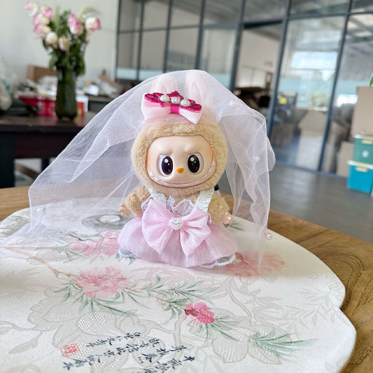 Labubu Doll Wedding Dress & Suit Outfits for 1st & 2nd Gen Blind Box