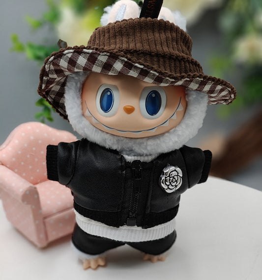 Only clothes generation two generation 17cm labubu doll cloth cloth sit party accessories replacement fashion clothes doll