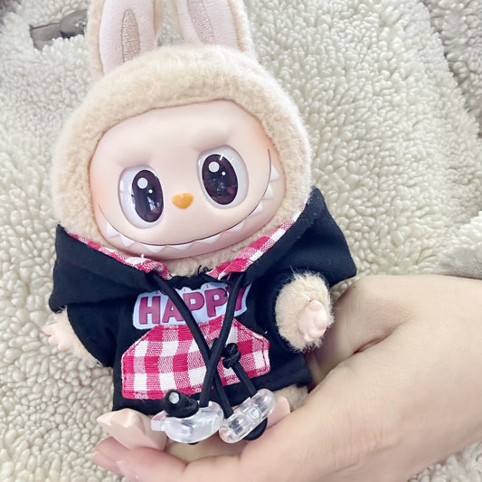 Only clothes] the first and second generation blind box labubu doll clothes LABUBU for HAPPY Niu Niu hooded vests